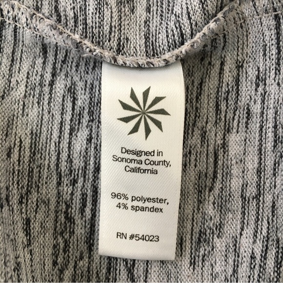 Athleta Gray Blissful Hooded Open Front wrap Sweater Cardigan - Picture 7 of 16